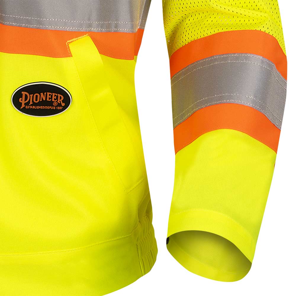 Women's Hi-Vis Traffic Safety Jacket – Hi-Vis Yellow/Green – L