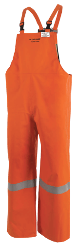 Petro-Gard® Hi-Vis FR/ARC-Rated Safety Bib Pants – Neoprene-Coated Nomex® – Hi-Vis Orange – XL