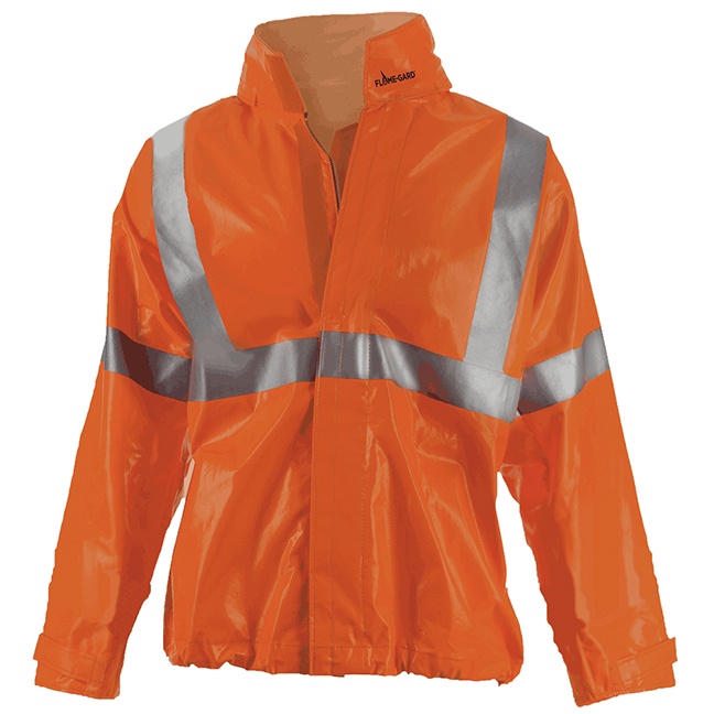 Utili-Gard® FR/Arc-Rated Safety Jacket – PVC-Coated Nomex®/Kevlar® – International Orange – S
