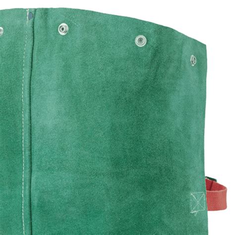 Welder's Waist Pants – Side-Split Leather – Green – M