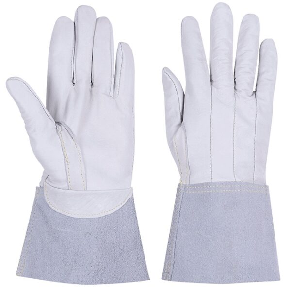 White Stags TIG Calf Grain Gloves – Kevlar® Stitching – Pearl – L