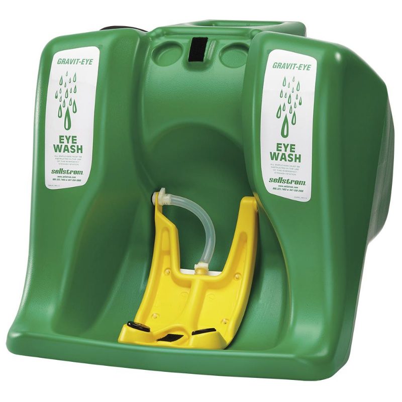 Gravit-Eye Portable Eyewash Station – Gravity Feed – 16 gal. Capacity – Dual Spray Heads