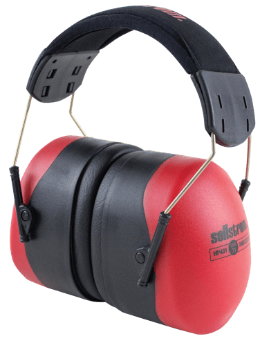 HP431 Premium Ear Muff – Black, Red