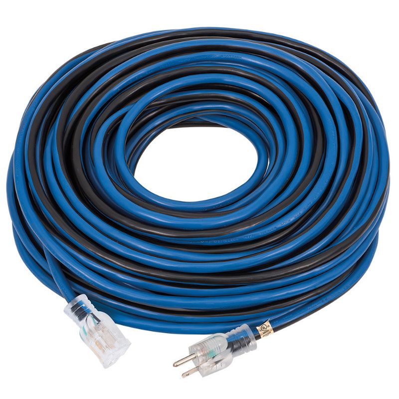 Extension Cord – Contractor Grade – Single Tap – 12 Gauge – 100'