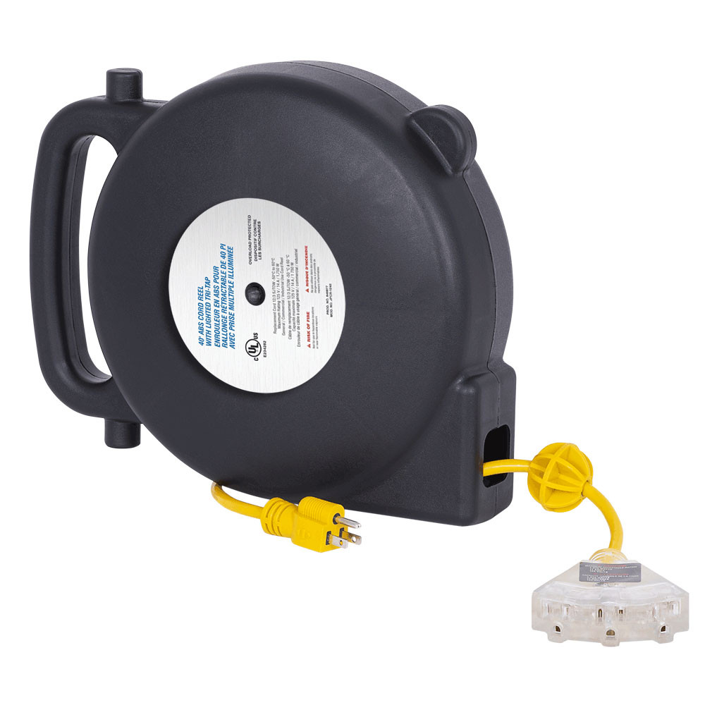 Extension ABS Cord Reel – 12 Gauge – 40'