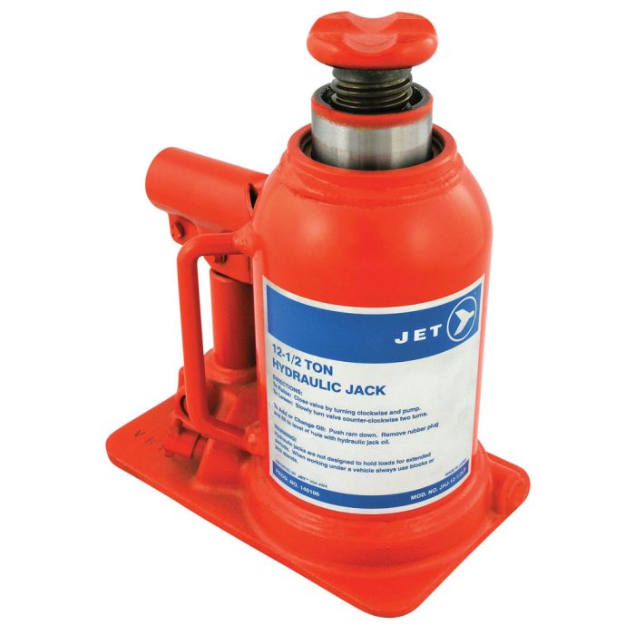 12-1/2 Ton JET Hydraulic Bottle Jack – Super Heavy Duty