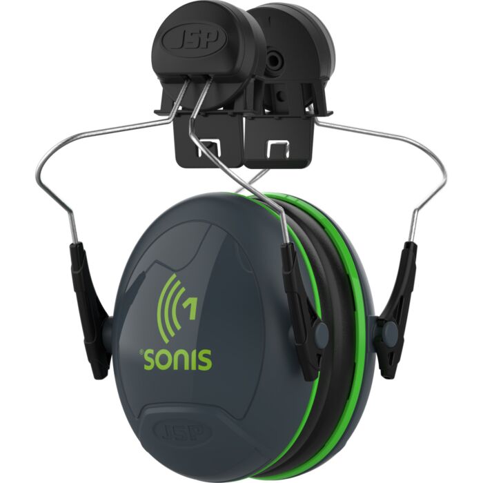 Full Brim Mounted Passive Ear Muff NRR 22 (Dark Gray OS)