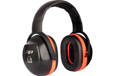 V3 Passive Ear Muff with Adjustable Headband NRR 29 (Neon Red OS)