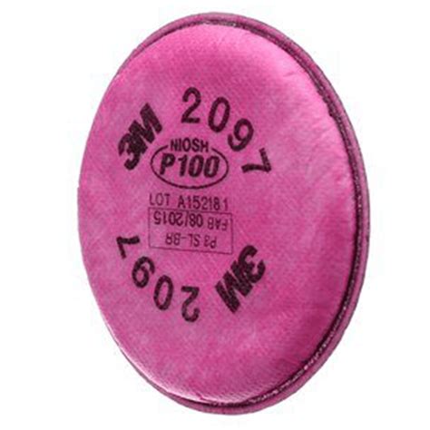 P100 PARTICULATE FILTER, 1 CASE, 100 PAIRS (Pink OS)