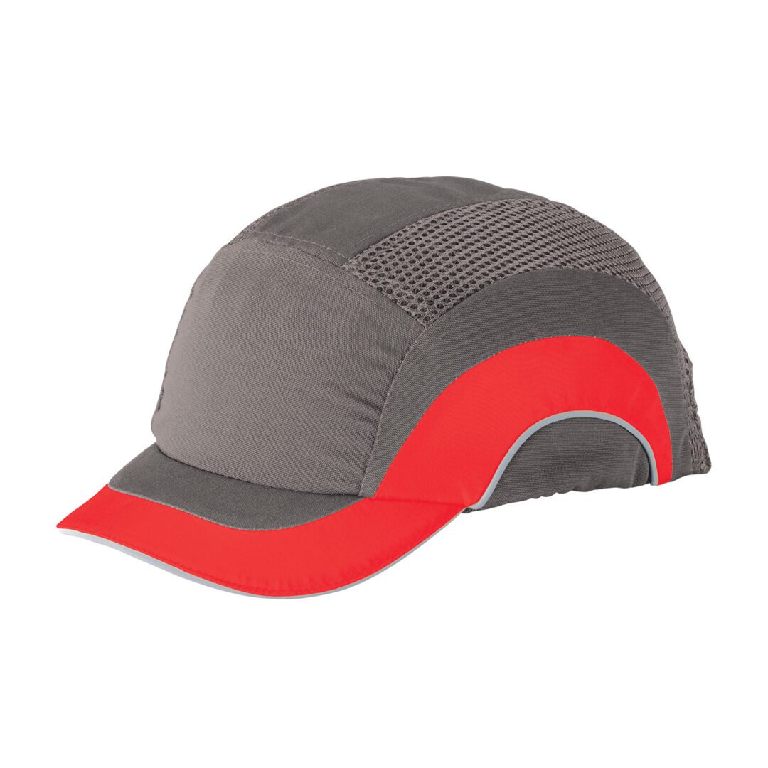 Lightweight Baseball Style Bump Cap with HDPE Protective Liner and Adjustable Back Short Brim (Navy OS)