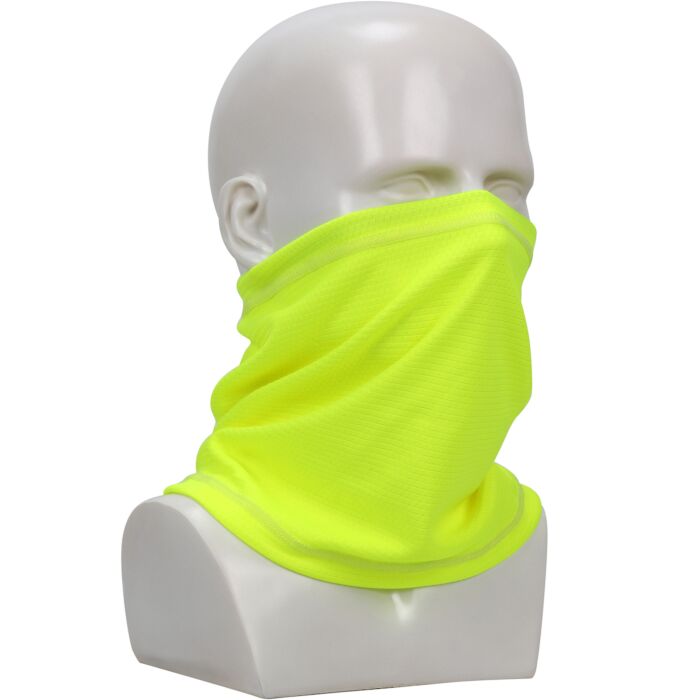 Adjustable 2-Layer Neck Gaiter (Hi-Vis Yellow OS)