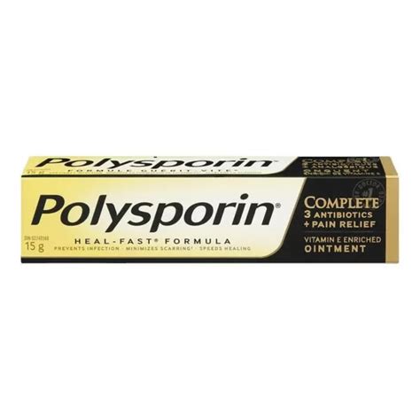 PLSPRN COMPLETE ANTIBIOTIC OINTMENT,15GR (White OS)