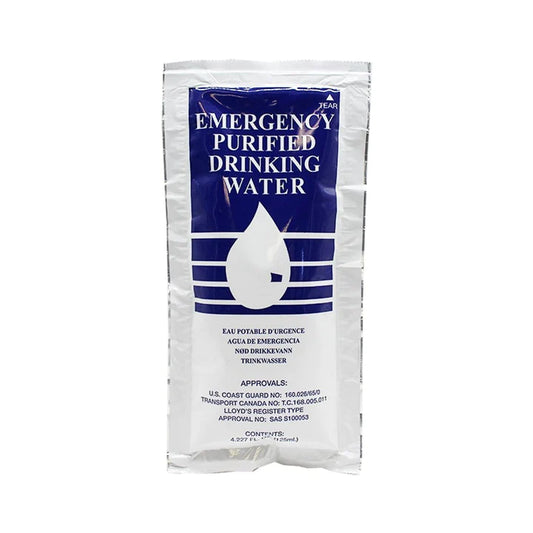 EMERGENCY DRINKING WATER, 125ML (Clear OS)