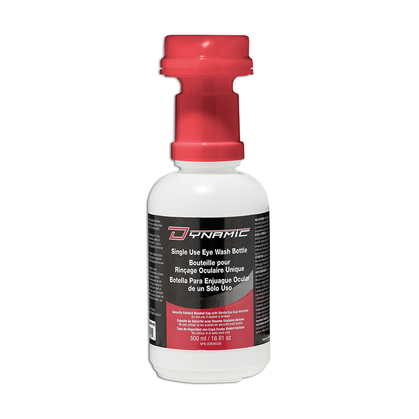 ISOT. SAL. EYEWSH W/EYECUP,16OZ,CS/12 (Clear 16 oz)