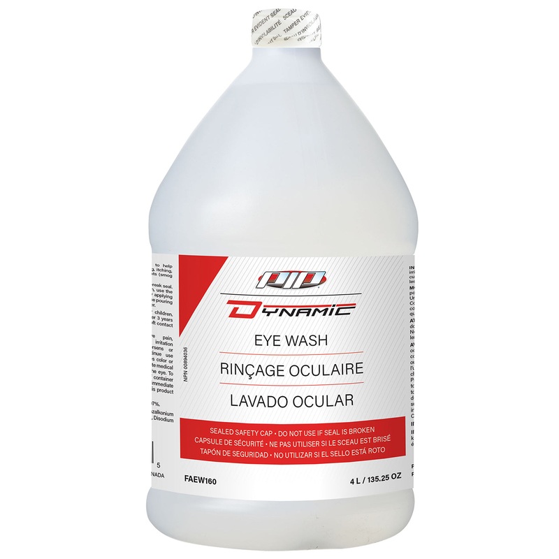 ISOT. SALINE EYEWASH,STERILE,160OZ,CS/ 4 (Clear 160OZ)