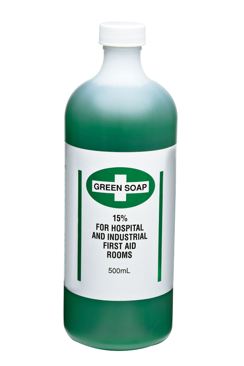 GREEN SOAP ANTISEPTIC LIQUID SOAP, 500ML (Green 500 ml)