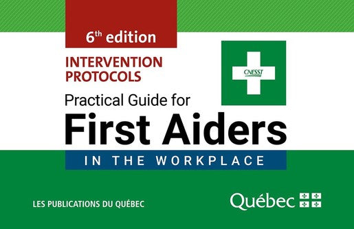 CNESST FIRST AID GUIDE,WORKPLACE,FR (White OS)