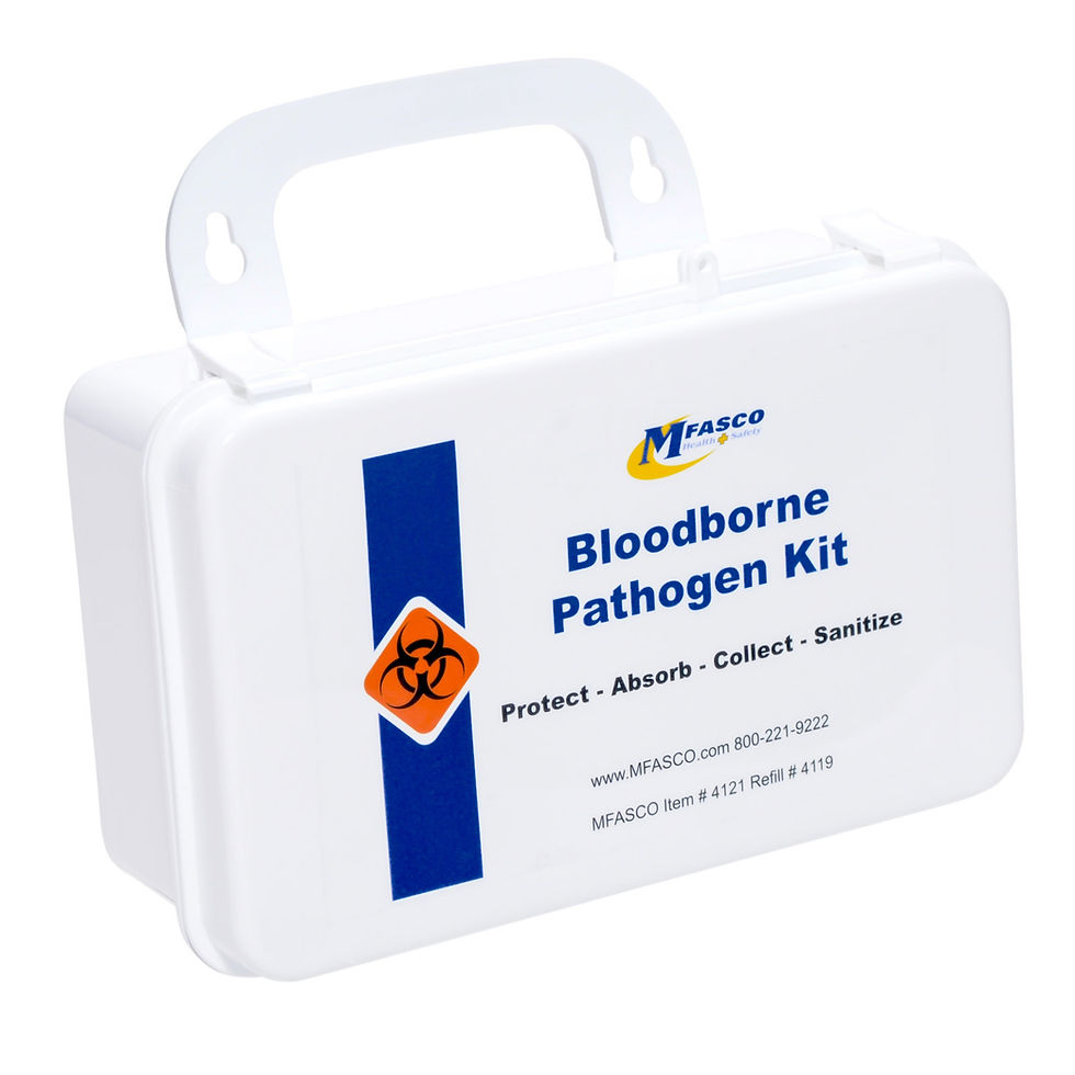 BLOOD BORN PATHOGEN KIT (White KIT)