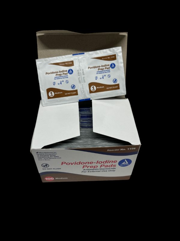 LORIS POVIDINE IODINE 10% PK/100 (White 100/BX)