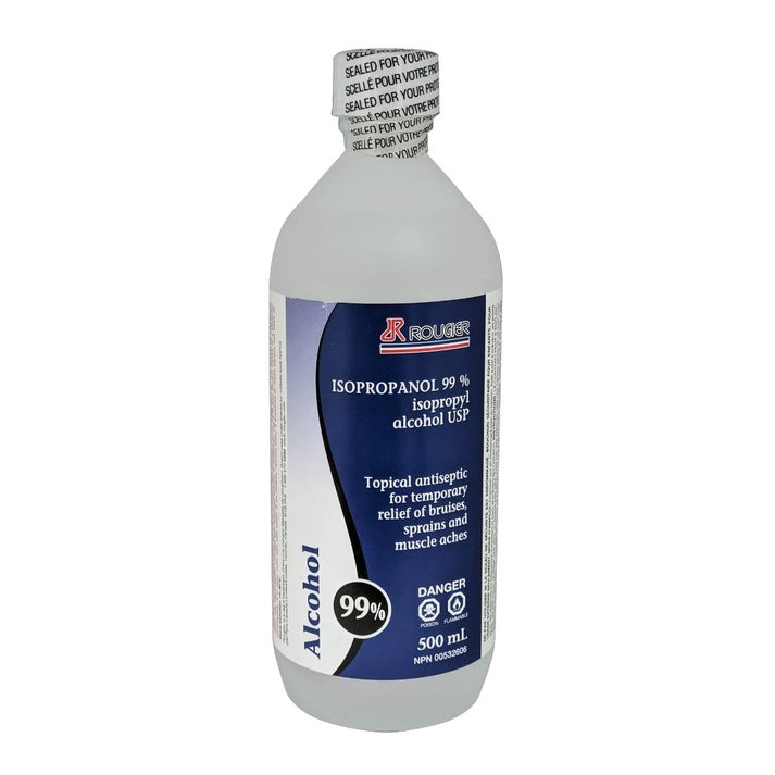 RUBBING ALCOHOL, ISOPROPYL 99%, 500ML (Clear 500 ml)