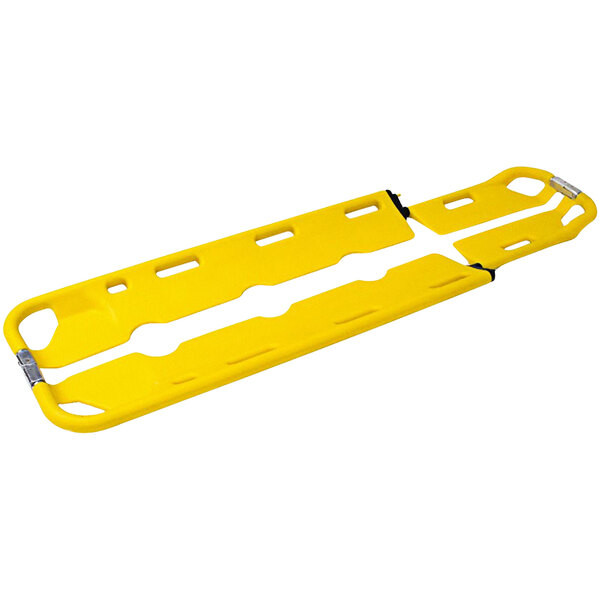 SCOOP STRETCHER,PLASTIC/METAL,350LB CAP. (Yellow OS)