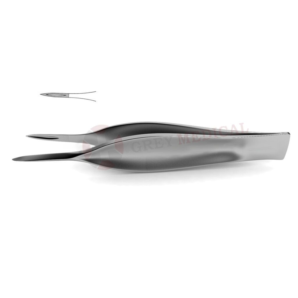 FEILCHENFELD FORCEPS,FINE POINT,4.5" (Silver OS)