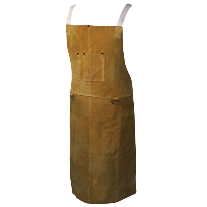 48" Boarhide Bib Apron (Brown 48")