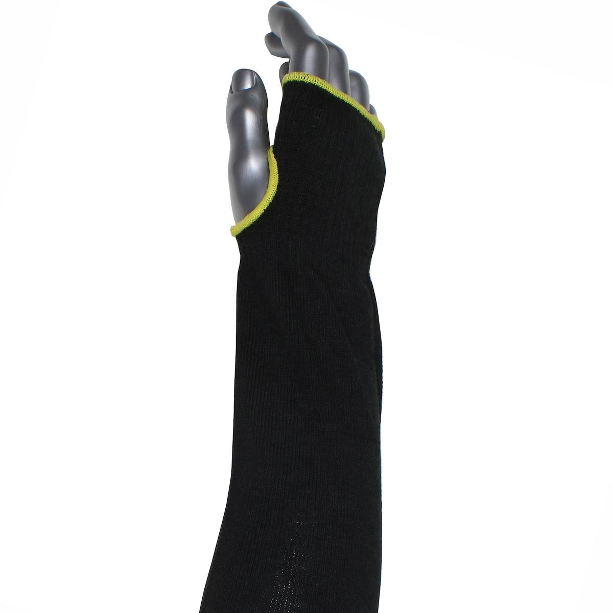 Single-Ply ATA® / Modacrylic Blended Sleeve with Thumb Hole (Black 18")