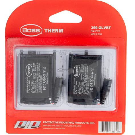 Therm™ Heated Glove Liner Replacement Batteries Two Pack (Black OS)