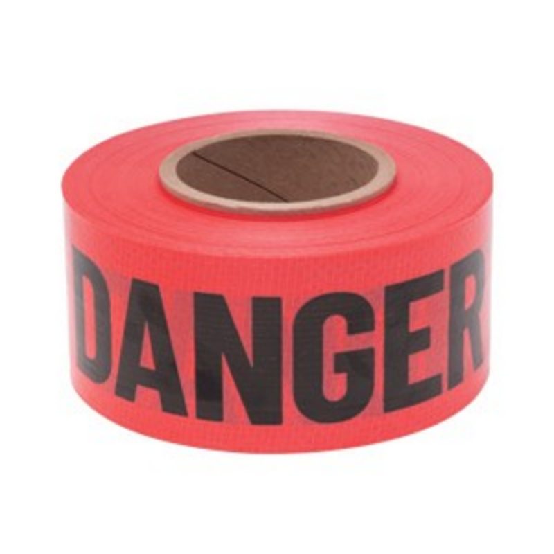 PIP BAR.TAPE,BULK,DANGER,EN,RED,1000FT