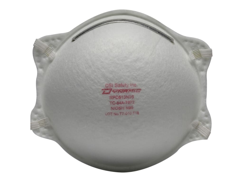 Standard N95 Disposable Respirator 20 Pack (White OS)