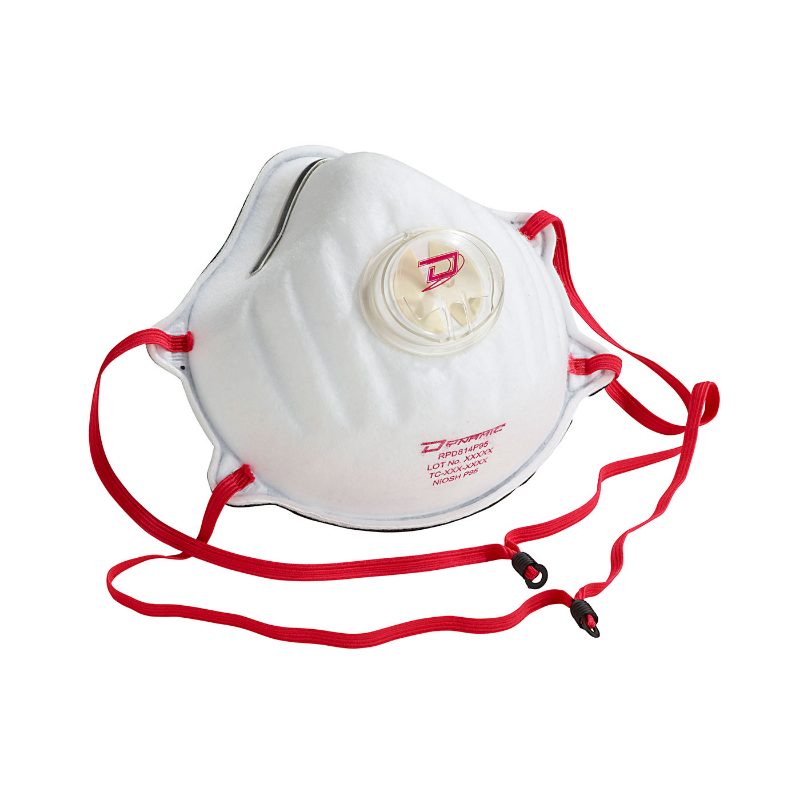 P95 Disposable Respirator with Valve 10 Pack (White OS)