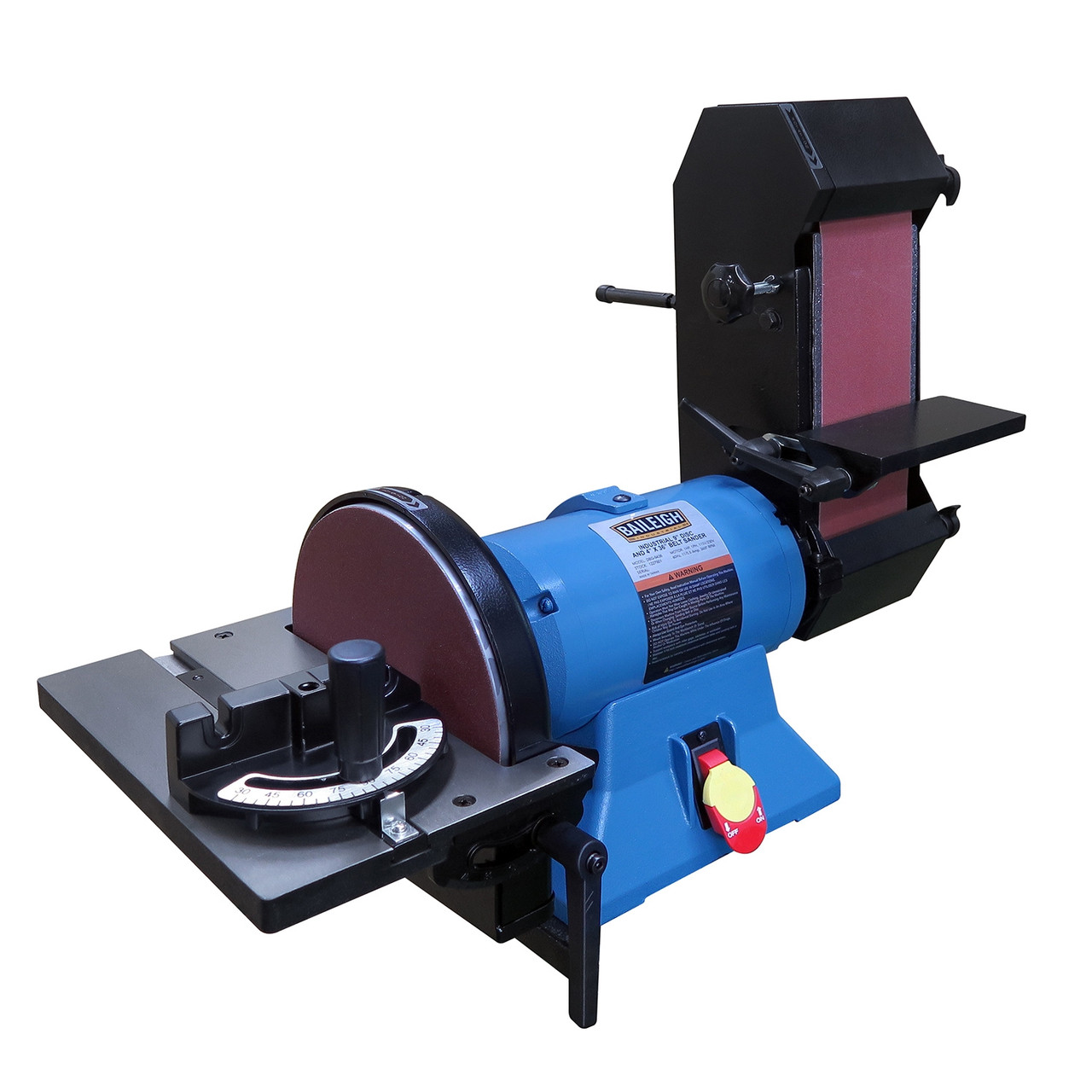 110V Industrial Bench Top Disc and Belt Sander, 9" Disc and 4" x 36" Belt