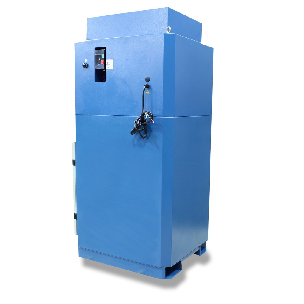 2340CFM Heavy Duty Metal Dust Collector, Air Pulse Clean w/ HEPA Filter, 10" Port 5HP, 230V 3Phase