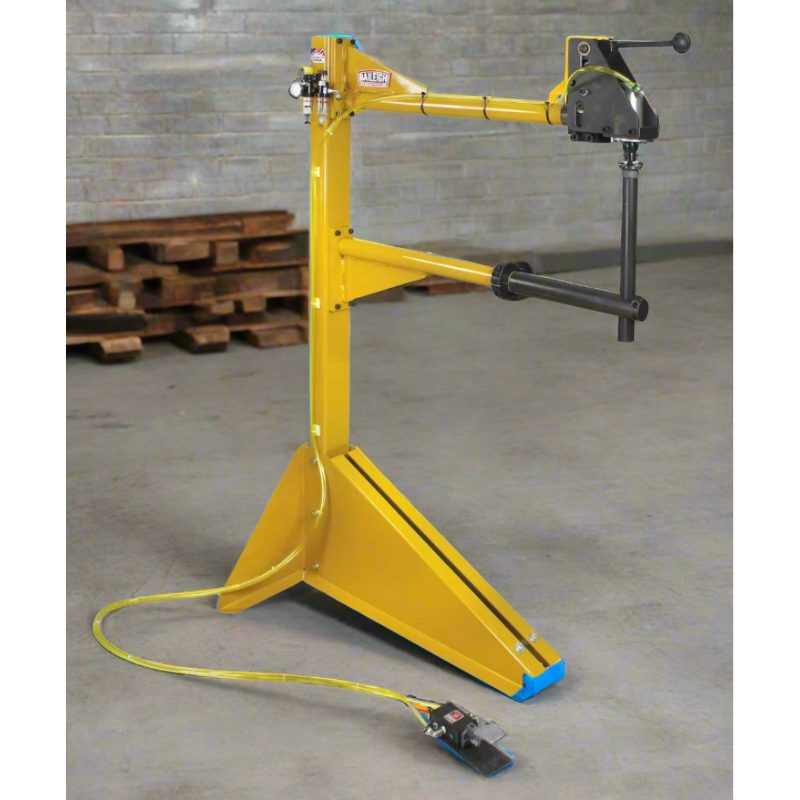 BAILEIGH Pneumatic Operated Planishing Hammer, 36" Throat Depth, Inc. 7 lower dies