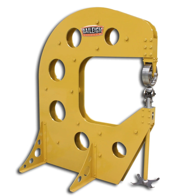Manually Operated English Wheel, 37" Throat Depth, 10"x3" Top Wheel & 8-3"x3" Anvils