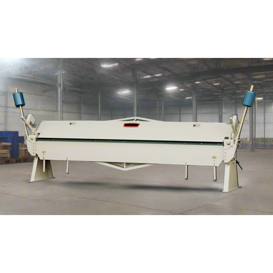 Heavy Duty Manually Operated Hand (Straight) Brake, 12' Length, 18 Gauge Mild Steel Capacity
