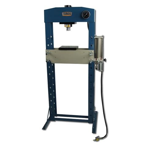 75 Ton Air/Hand Operated H-Frame Press, 9-3/4" Stoke, CE Approved