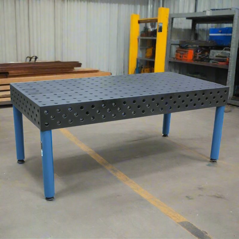 78" x 39" Heavy Duty 3D Steel Welding Table with 5 Fixturing Surfaces