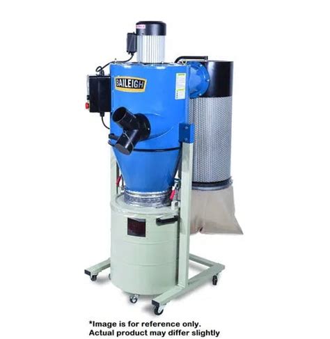 2HP 220V 1Ph Cyclone Style Dust Collector, 1450 CFM, 28 Gallon Drum