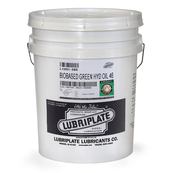 BIOBASED HYD OIL 46, 5 GAL PAIL