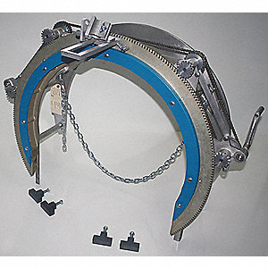 H&M Pipe Torch Adjusting Vertical Slide w/ Rack
