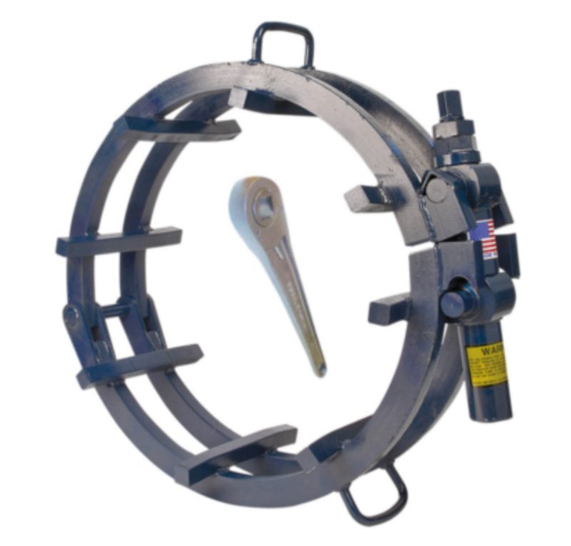 H&M Pipe 16 in. Std Duty Ratchet Pipe Clamp
