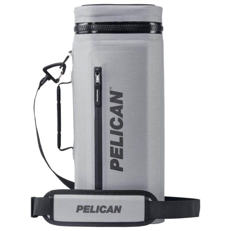 Pelican Day-Venture Sling Cooler 9 quart capacity or 12 cans with insulated cooler compartment and side pocket, Coyote