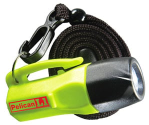 Pelican L1™ LED, lm – 12 Run Time – 4h 15min Batt – LR 44 Cert – Class I, Division 2, Hi-Visibility Yellow