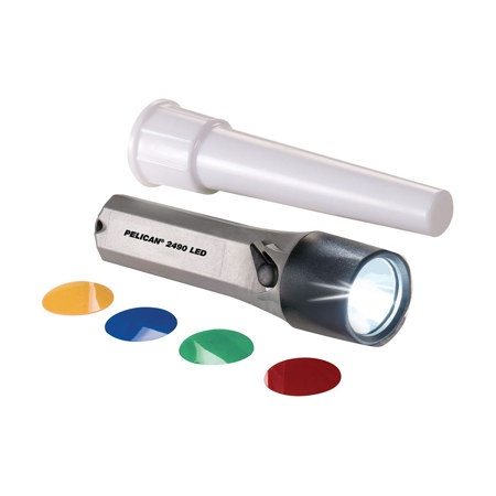 Pelican StealthLite™ With Wand, lm – 64 Run Time – 12h Batt – AA, Gray