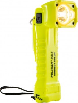 Pelican Right Angle Light LED with Magnet with Correct Color Technology, lm – 258 Run Time – 5h Batt – AA Cert – Class I,II,