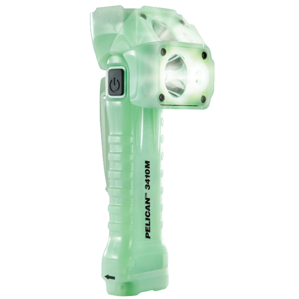 Pelican Right Angle Light LED With PL Shroud, lm – 233 Run Time – 4h Batt – AA Cert – IECEx ia / Class I,, Photoluminescent