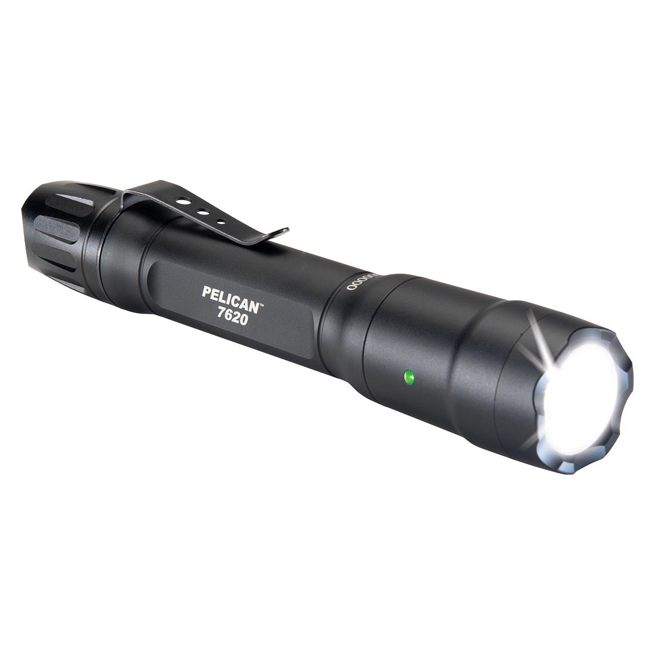 Pelican Tactical Flashlight LED Rechargeable, lm – 1124 Run Time – 2h Batt – AA/CR123/Rechargeable Battery, Black