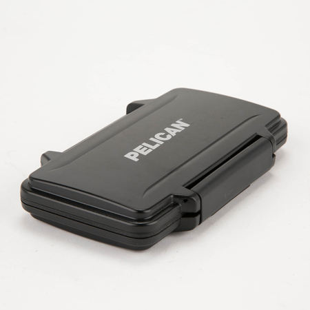Pelican Memory Card Case 12 SD cards, 6 mini SD cards and 6 micro SD cards, Black